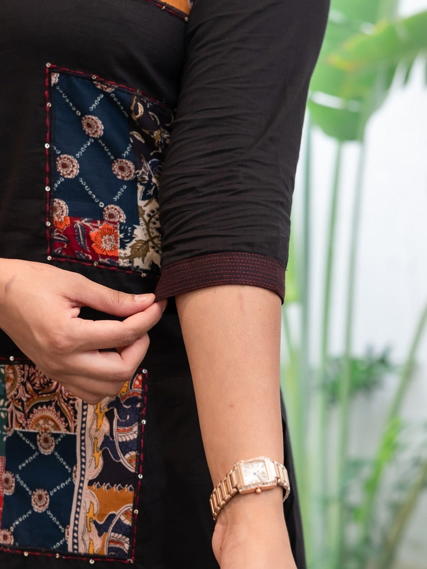 Kantha Handwork Kurta Set